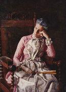 Thomas Eakins Miss Amelia Van Buren France oil painting artist
